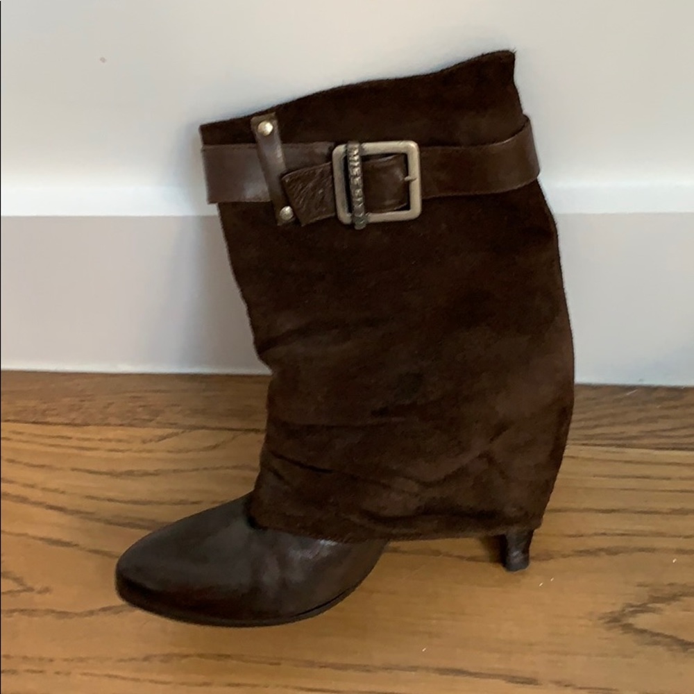 Miss Sixty brown leather boots